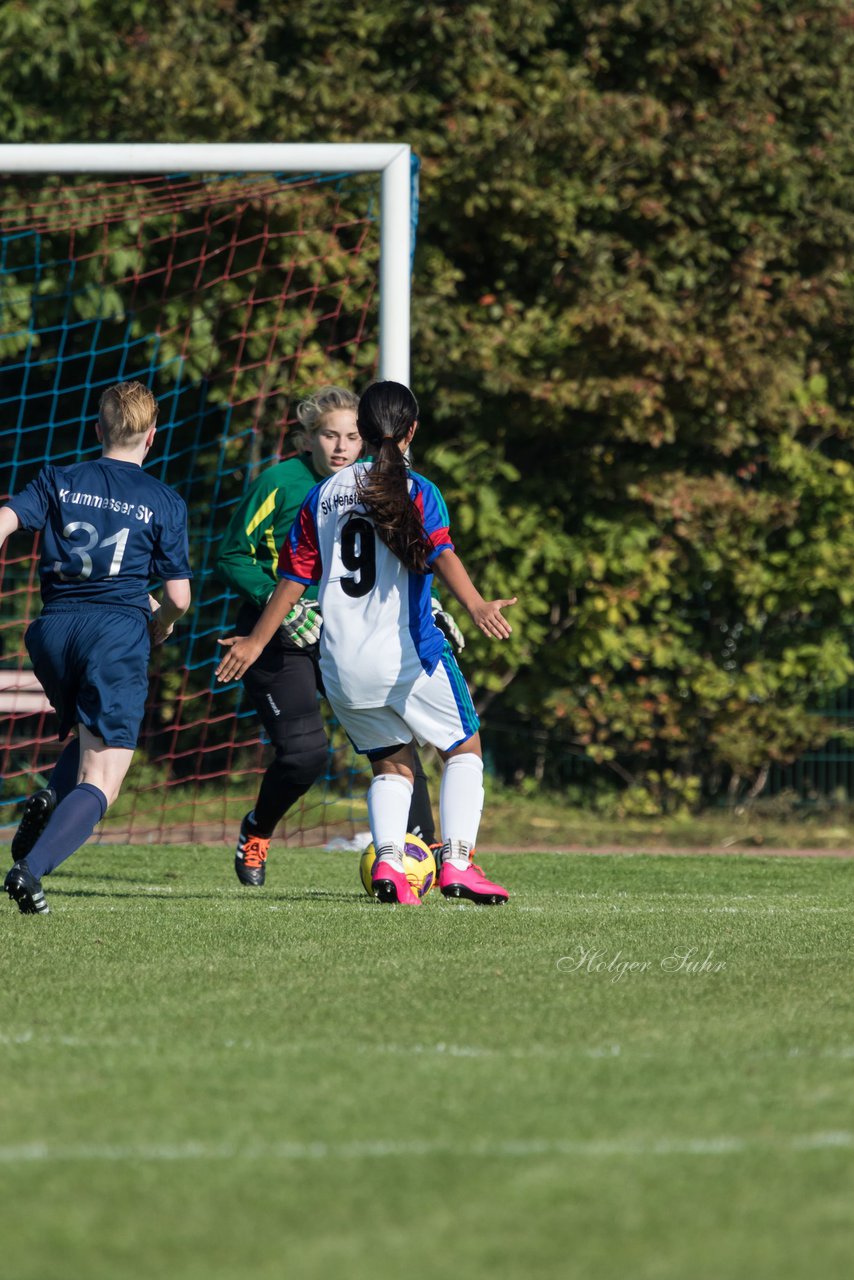 Bild 368 - B-Juniorinnen Krummesser SV - SV Henstedt Ulzburg : Ergebnis: 0:3